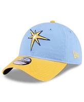 New Era Big Boys and Girls Light Blue Tampa Bay Rays 2025 Spring Training 9TWENTY Adjustable Hat