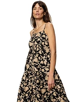 Sanctuary Women's Cotton Tiered Picot Maxi Dress