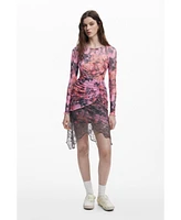 Desigual Women's Collina Strada asymmetrical dress