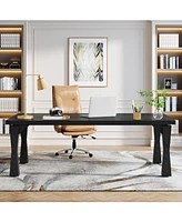 Tribesigns Executive Desk, 71" W x 35" D Large Office Desk, Modern Computer Desk Conference Table Meeting Room Table, Business Furniture for Home Offi