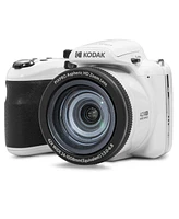 Kodak Pixpro AZ425 Astro Zoom 20MP Full Hd Digital Camera, White, Bundle with 32GB Memory Card and Camera Bag