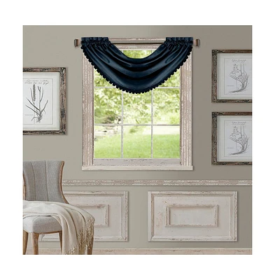 Elrene Home Fashions All Seasons Waterfall Window Valance