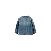 Cotton On Girls Little/Big Emery Denim Shacket