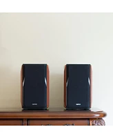 Edifier Bookshelf Speakers, 2-way Speakers with Built-in Wall-Mount Bracket - Needs amplifier or receiver to operate