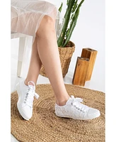 Shelby Low Top Lace Bridal Sneakers