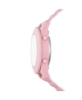 Skechers Women's Rosencrans Digital, Blush Polycarbonate Watch
