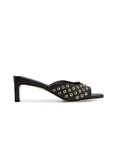 Bernardo Cenza Grommet Heeled Mule