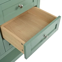 Modern 36" Green Bathroom Vanity with Undermount Sink