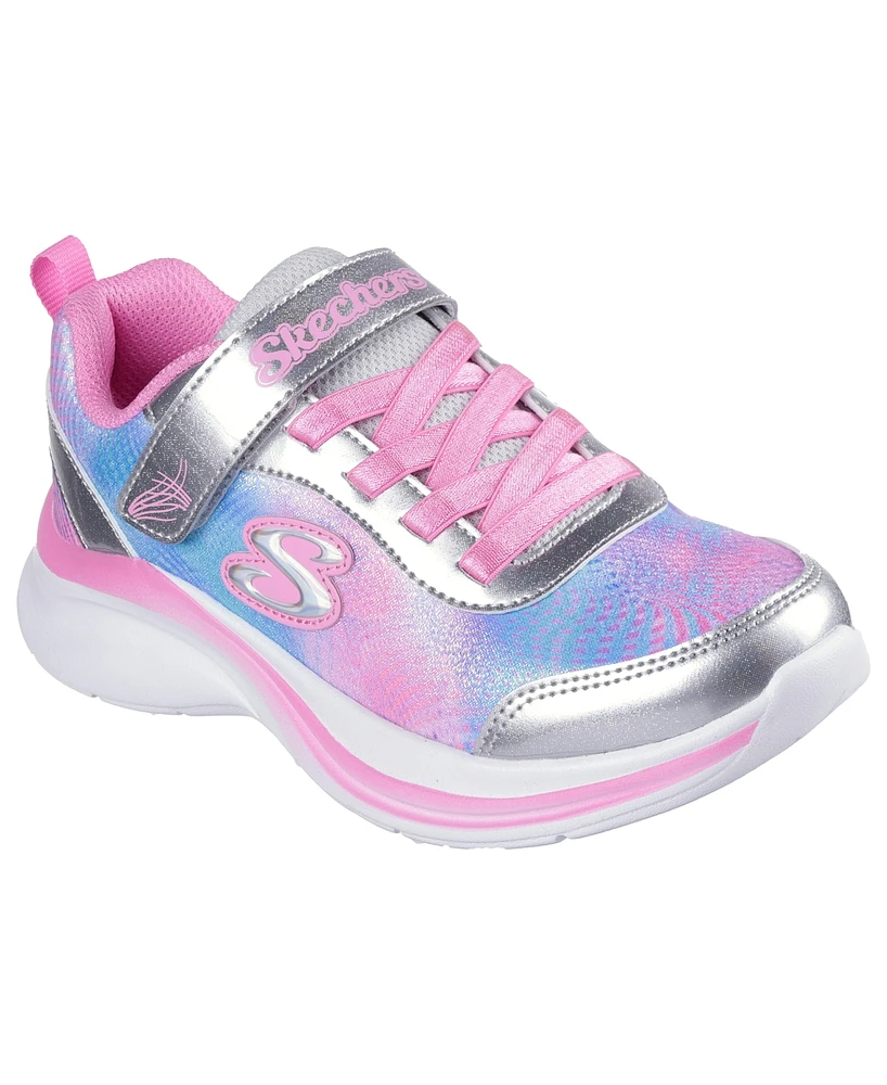 Skechers Little Girls Aloha Dream Fastening Strap Casual Sneakers From Finish Line