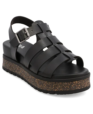 Mia Women's Kaja Fisherman Round Toe Sandals