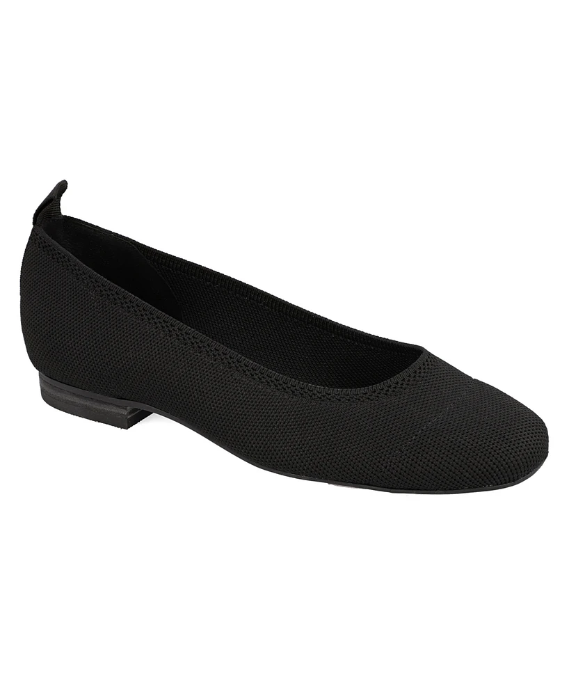 Mia Women's Rasia Ballet Knit Round Toe Flats