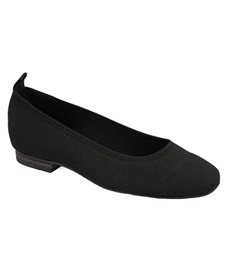 Mia Women's Rasia Ballet Knit Round Toe Flats