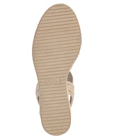 Mia Women's Belinda Round Toe Wedge Sandals
