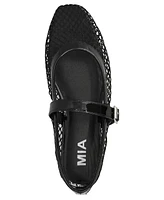 Mia Women's Rayza Mary-Jane Round Toe Flats