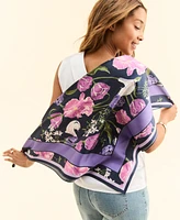 Macy's Flower Show Square Silk Scarf, Exclusively at