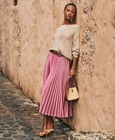 Lauren Ralph Lauren Raffia Mini Tanner Shoulder Bag