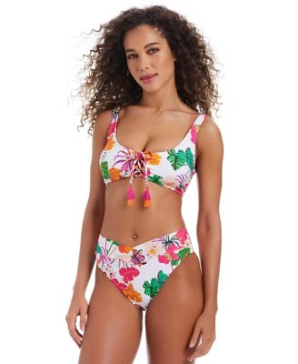 Bar Iii Womens Bermuda Babe Lace Up Bikini Top V Waist Bikini Bottoms Exclusively At Macys