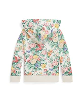 Polo Ralph Lauren Toddler and Little Girls Floral Loopback Fleece Full-Zip Hoodie