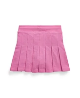 Polo Ralph Lauren Toddler and Little Girls Pleated Stretch Mesh Skort