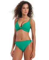Bar Iii Womens Summer Solids Knot Front Bikini Top Side Knot Hipster Bikini Bottoms Exclusively At Macys