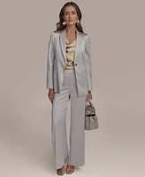 Donna Karan New York Women's Satin One-Button Blazer