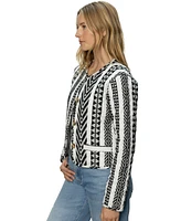 Sanctuary Women's Crafted Coco Quilted Button-Front Jacket