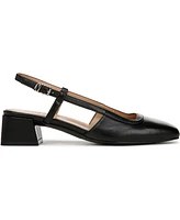 Naturalizer Women's Harper Block Heel Square Toe Slingback Pumps