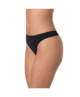 Dkny Women's Cotton Modal Thong 3 Pack- DK8461P3