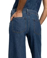 Sanctuary Women's Arden Mid Rise Wide-Leg Jeans