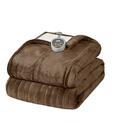 Woolrich Electric Reversible Plush to Berber Blanket