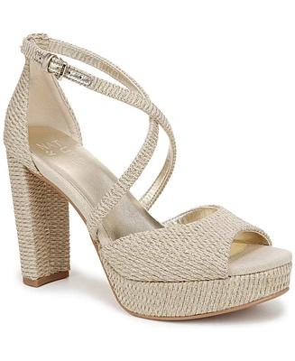 Naturalizer Women's Melody Platform Peep Toe Dress Sandals