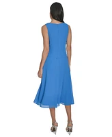 Jessica Howard Petite Lace Jacket & Chiffon Midi Dress Set