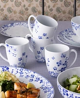 Noritake Bloomington Road 4.75" Set of 4 Mugs, Service for