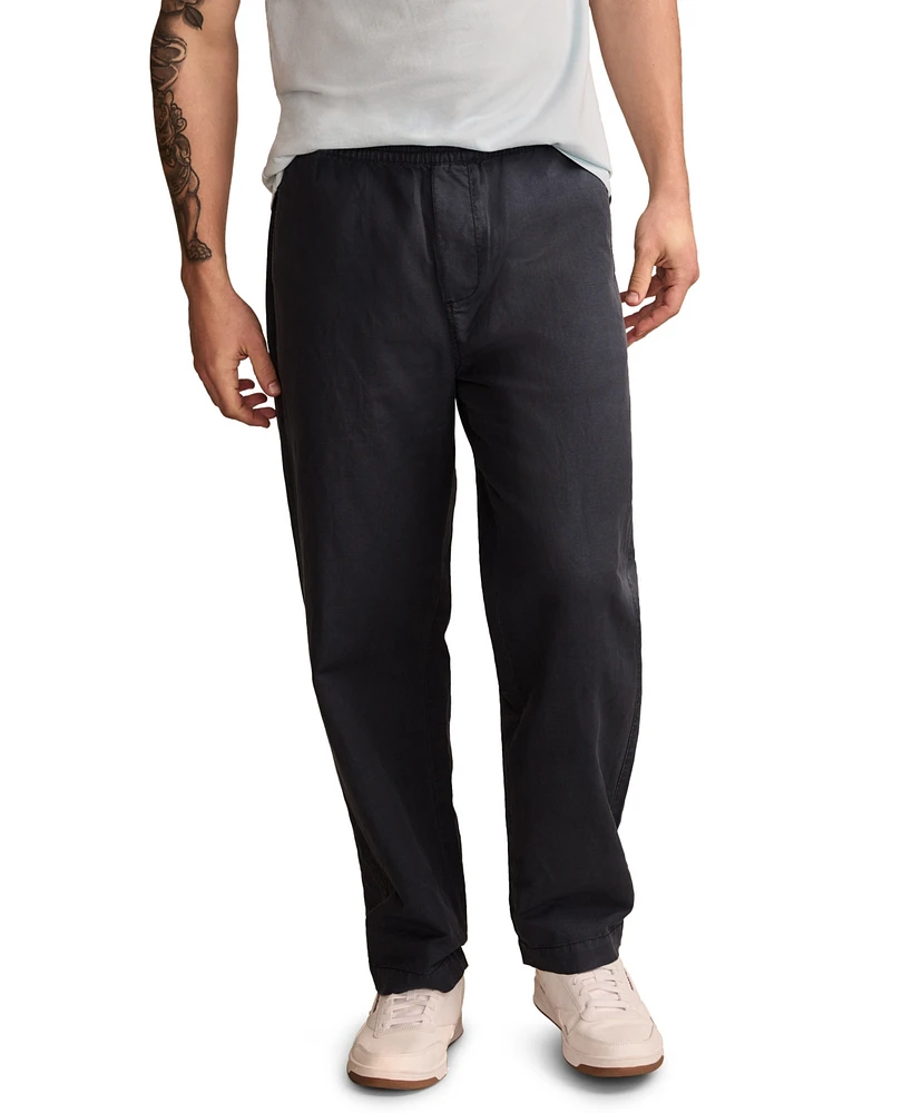 Lucky Brand Men's Linen Pull on Pants