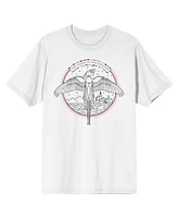 Harry Potter Men's The Order Of Phoenix Logo White Tee T-Shirt