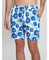 Guess Women's Eco Hibiscus Swim Trunks