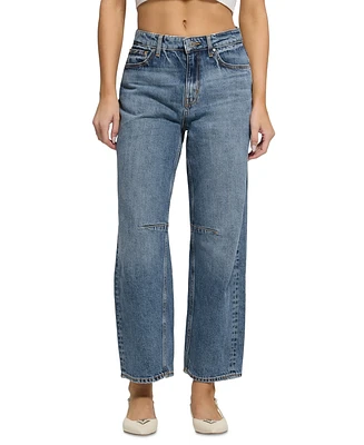 Guess Women's High-Rise Relaxed Barrel-Fit Jeans