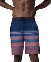 Speedo Men's Onshore Bondi Basin Ombre Stripe Drawstring 9" Boardshorts