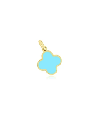 The Lovery Turquoise Clover Charm 14K Gold - 10 millimeters