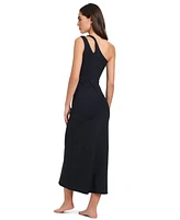 Red Carter Women's Asymmetrical Cut-Out Swim Cover-Up Dress