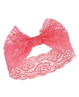 Hudson Baby Baby Girls Hudson Headbands 5pk, Pink Coral, 0-24 Months