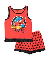 Miraculous Girls Pajama Shirt and Shorts