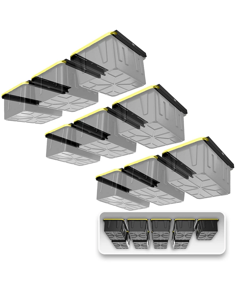 Koova Overhead Bin Rack for Nine Bins