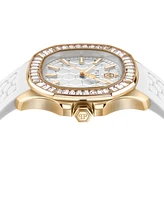 Philipp Plein Women's The Spectre Lady White Silicone Strap Watch 38mm