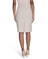 Calvin Klein Petite Tweed Pencil Skirt