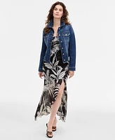 Guess Women's Annalise Denim Button-Front Shacket