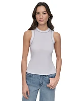 Dkny Jeans Women's Studded Crewneck Tank - Wht