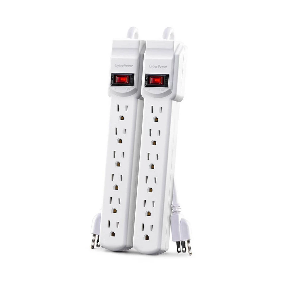 Power Strip Twin Pack - White