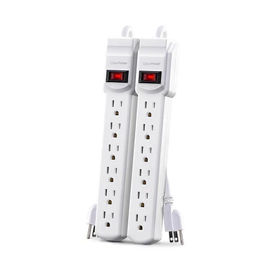 Power Strip Twin Pack - White