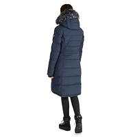 Pajar Women's Jupiter Stretch Long Quilted Puffer